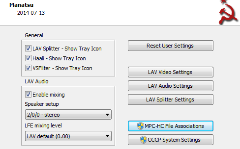 Combined Community Codec Pack (CCCP)