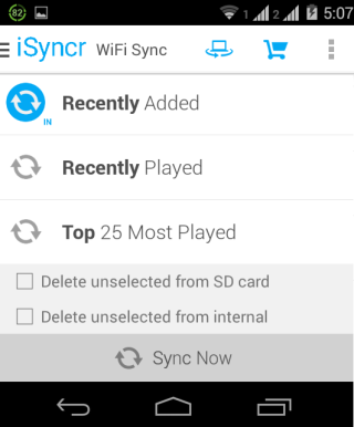 Sync in Progress