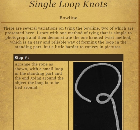 learn to tie knots