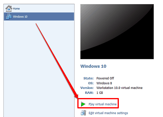 play virtual machine