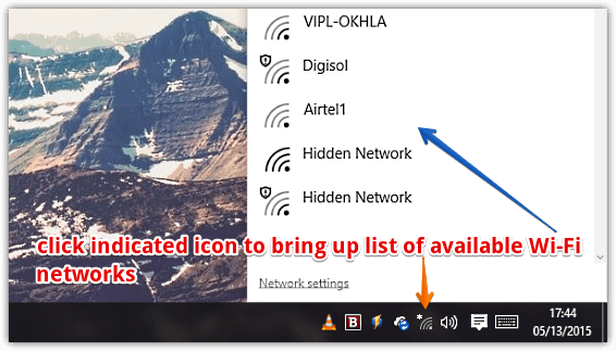 windows 10 list of wifi networks