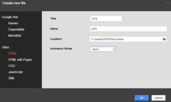 Enter Project Details