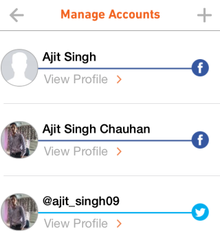 Manage Accounts