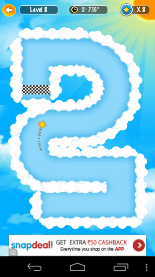 Playing Kite Racer