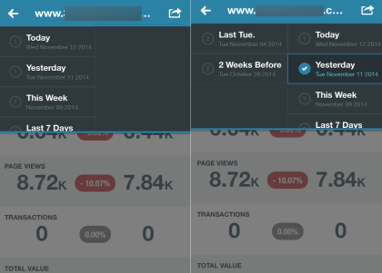 Select Comparison Criteria