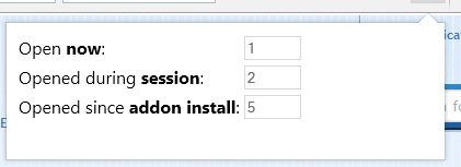 Tab Data- keep record of opened tabs and session tabs