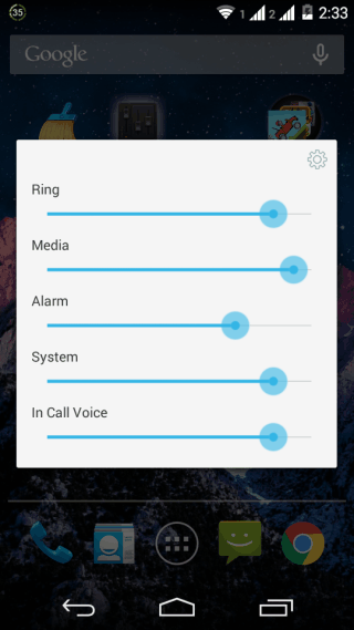 Volume Control