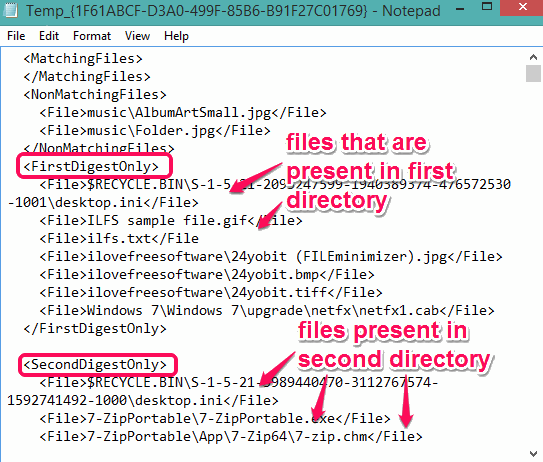 compare directories on different computers