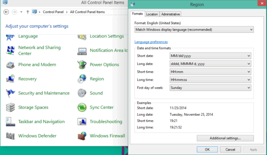 copy region and language settings