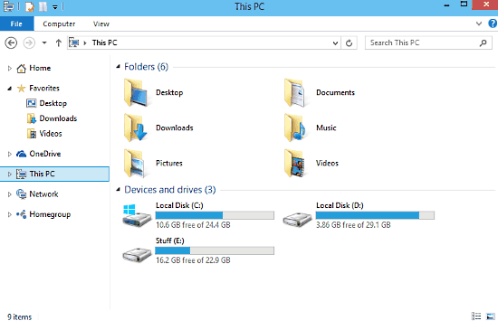 windows 10 explorer