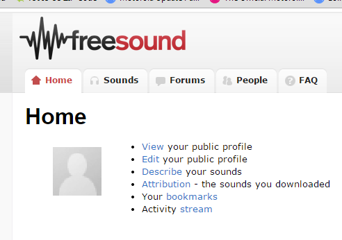 Freesound Interface