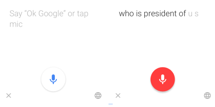 Using OK Google on iPhone