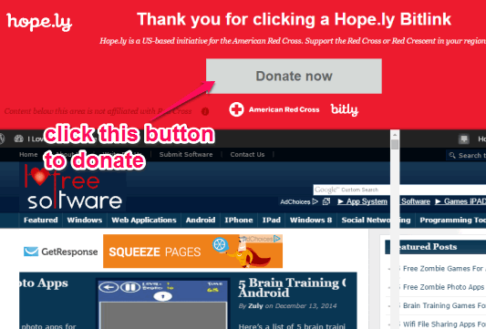 donate now button