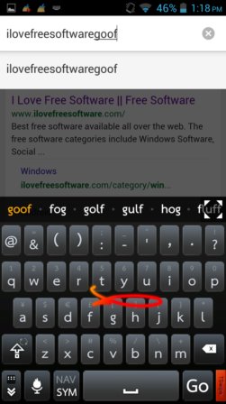 swipe keyboard apps android 4