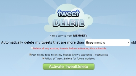 delete old tweets