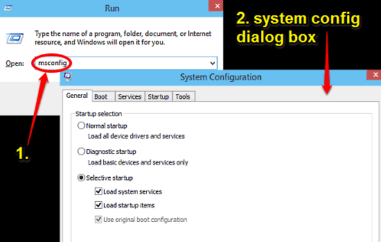 windows 10 startup msconfig