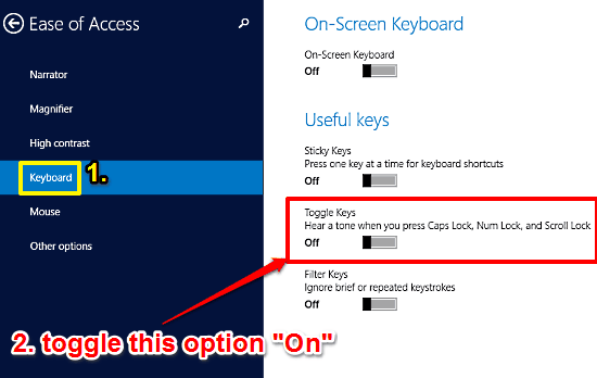 windows 10 toggle keys enabled