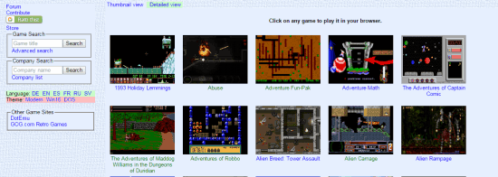 Classic DOS Games