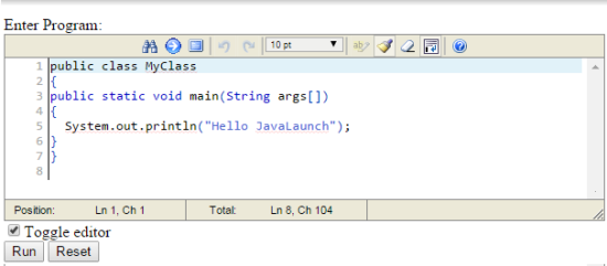 Java Launch