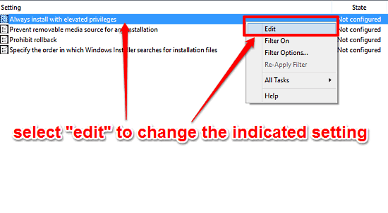 windows 10 change elevation settings