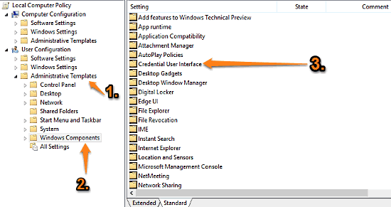 windows 10 gpe windows components