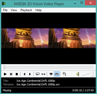 NVIDIA 3D Vision Video Player