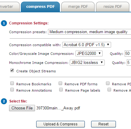 Neevia Online PDFcompress