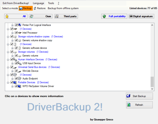 driverbackup for windows 10