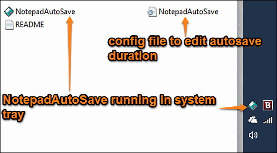 notepad autosave running