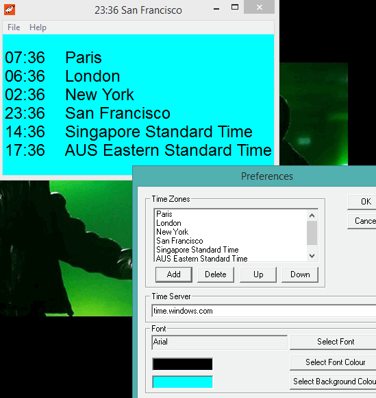 Time Zones Clock