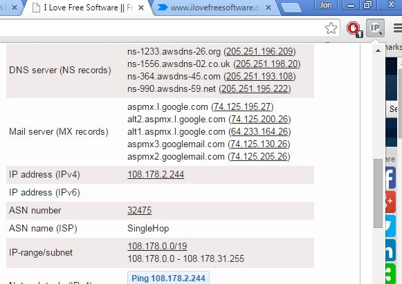 domain to ip converter extensions chrome 2