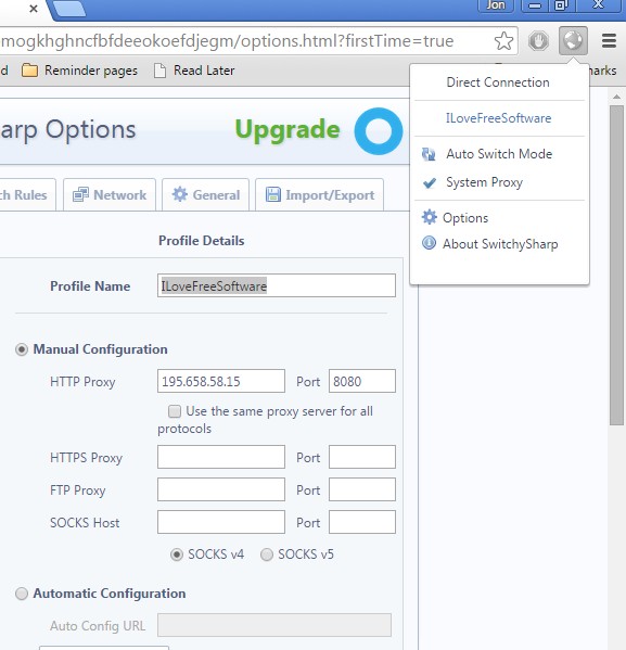 proxy switcher extensions chrome 1