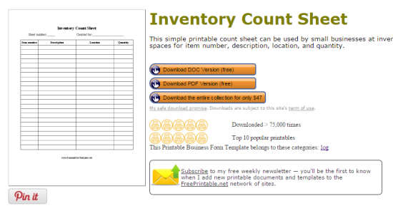 Business Form Template