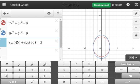 Desmos Graphing Calculator