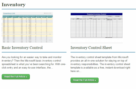 Excel Template