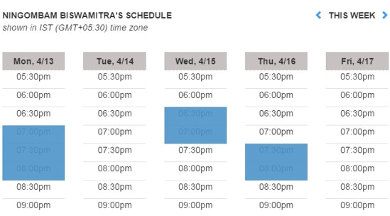 FreeBusy My Schedule