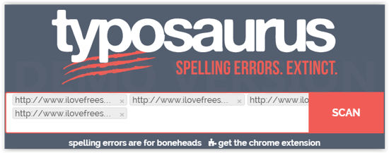 Typosaurus Spell Checker