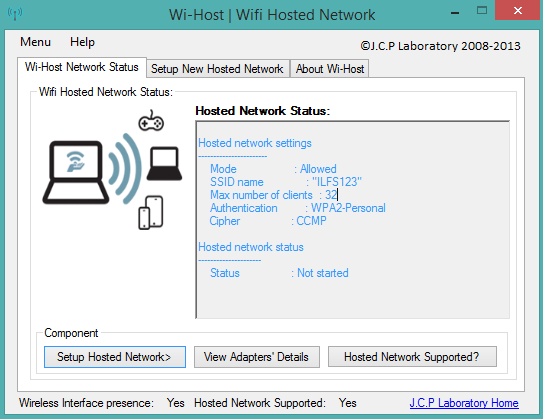 Wi-Host- interface