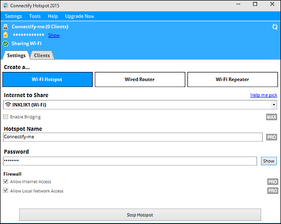 connectify hotspot