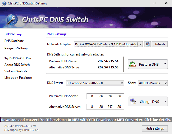 dns switch