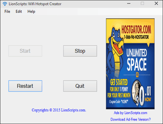 lionscripts wifi hotspot creator