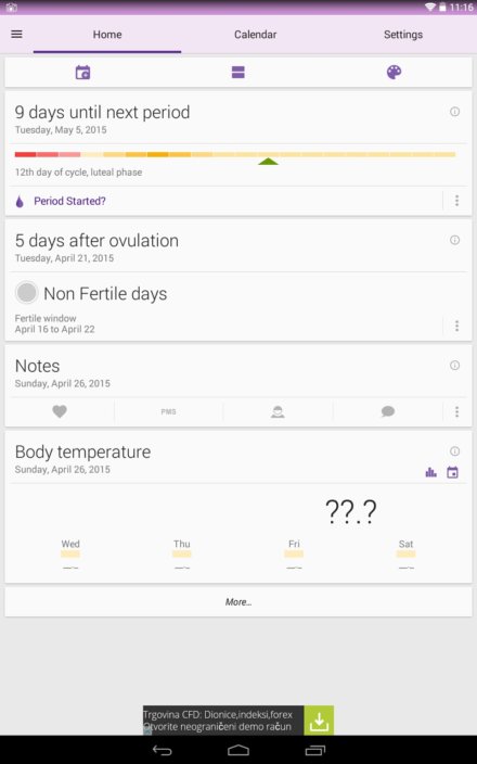 ovulation tracker apps android 2