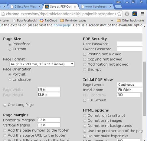website to pdf extensions chrome 1