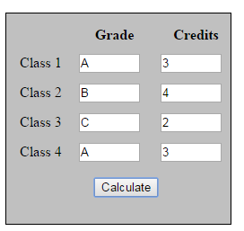 GPACalculator