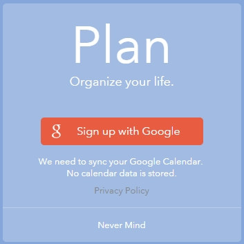 Plan Sign Up