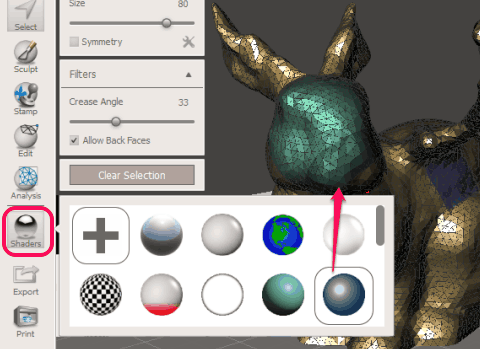 Shaders tool