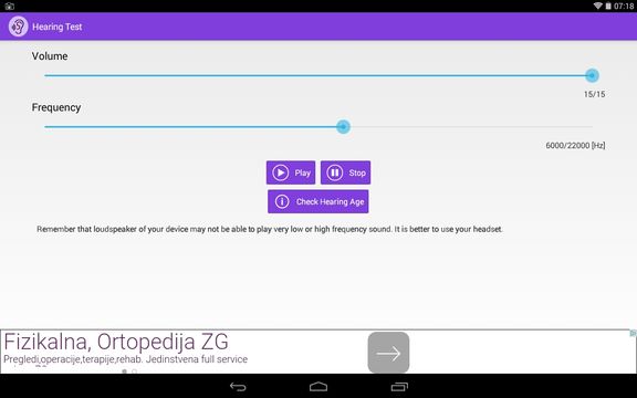 hearing test apps android 5