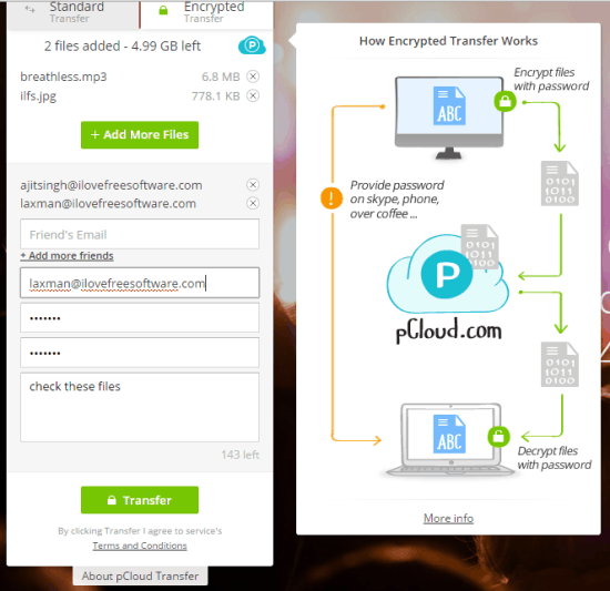 pCloud Transfer