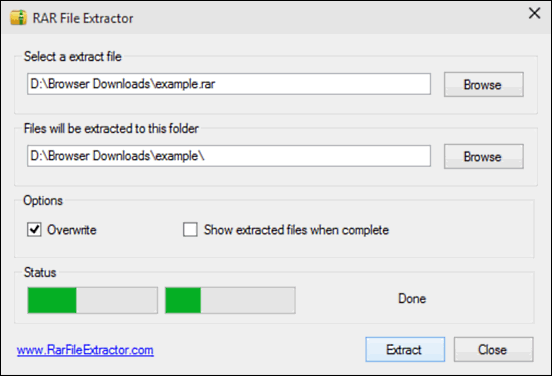 rar file extractor