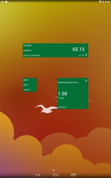 stock market widgets android 2